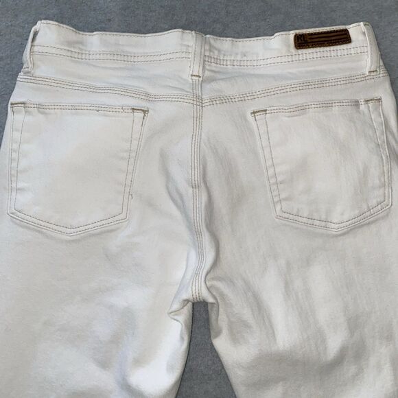 Y2K Ralph Lauren Jeans Co Whitney Jean Women’s 8 30” White Stretch Bootcut Denim - Picture 8 of 16